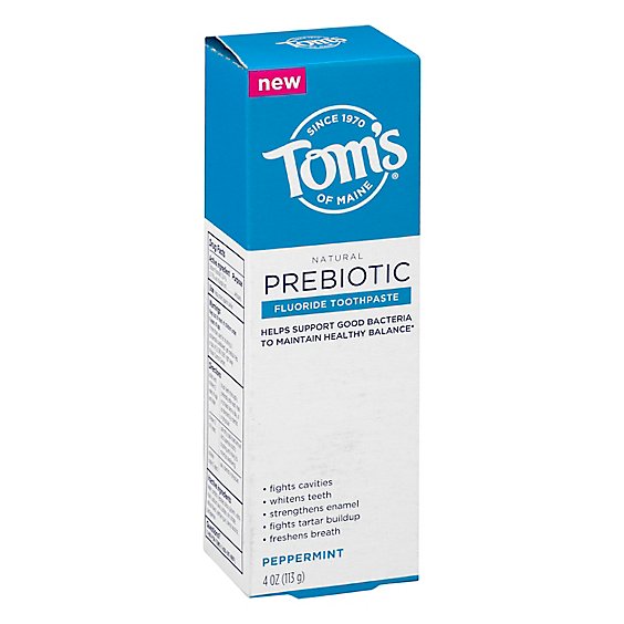 Toms Spearmint Prebiotic Toothpaste - 4 OZ