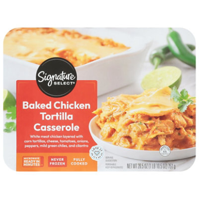 Signature Select Baked Casserole Chicken Tortilla Entree - 26.5 Oz - Image 3