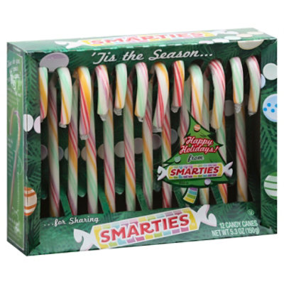 Smarties Canes Fruit Flavor - 5.3 OZ