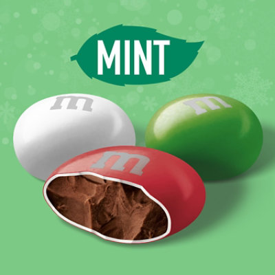 M&M'S Holiday Mint Chocolate Christmas Candy Bag - 9.2 Oz - Image 2