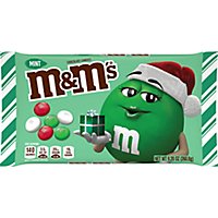 M&M'S Holiday Mint Chocolate Christmas Candy Bag - 9.2 Oz - Image 1