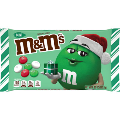 M&M'S Holiday Mint Chocolate Christmas Candy Bag - 9.2 Oz