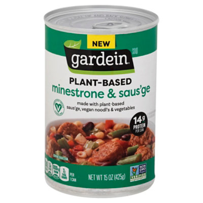 Gardein Vegan Saus'ge & Minestrone Soup - 15 OZ