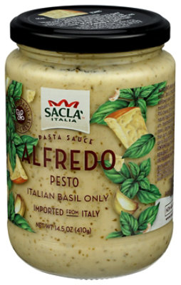 Sacla Alfredo Sauce Pesto - 14.5 OZ - Image 4