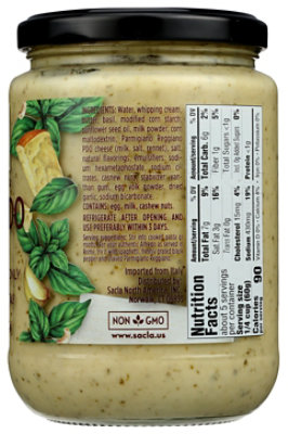 Sacla Alfredo Sauce Pesto - 14.5 OZ - Image 3