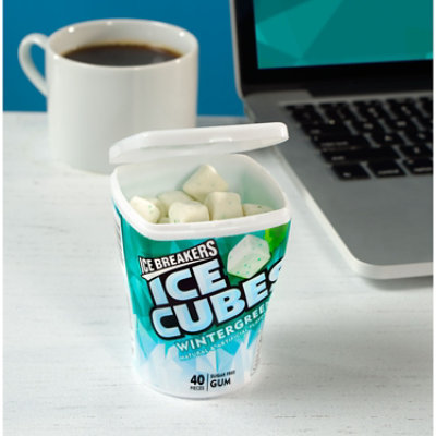 Ice Breakers Ice Cubes Wintergreen Sugar Free Chewing Gum Bottle Multipack - 40-3.24 Oz - Image 5