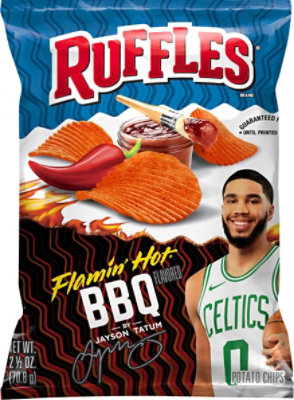 Ruffles Potato Chips Flamin Hot Bbq - 2.5 OZ - Image 2