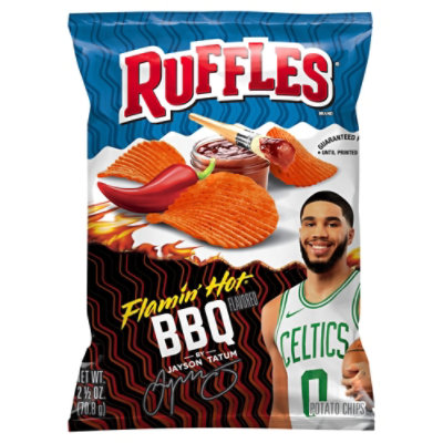 Ruffles Potato Chips Flamin Hot Bbq - 2.5 OZ - Image 1