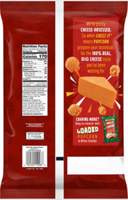 Cheez-It Loaded Popcorn Anytime Snacks Cheddar - 6 Oz - Image 6