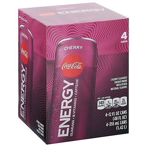 Coca-cola Energy Cherry Cans - 4-12 FZ