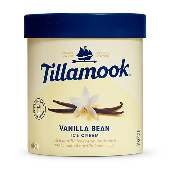 Tillamook Vanilla Bean Ice Cream - 48 Oz