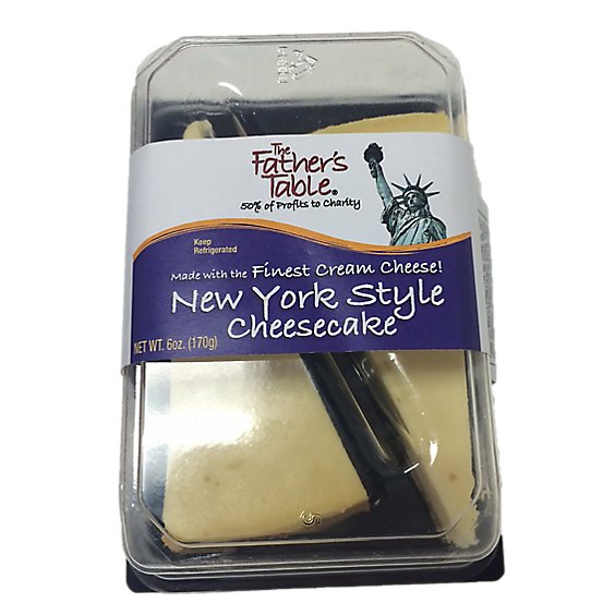 Slice New York Style Cheesecake - 6 OZ
