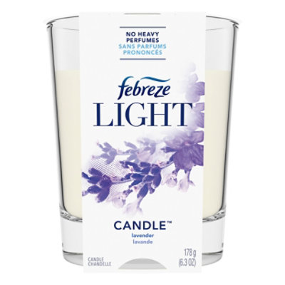 Febreze Candle Light Lavender - 6.3 OZ