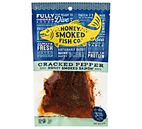 Salmon Cracked Pepper Honey Smoked 8oz - 8 OZ
