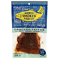 Salmon Cracked Pepper Honey Smoked 8oz - 8 OZ - Image 1