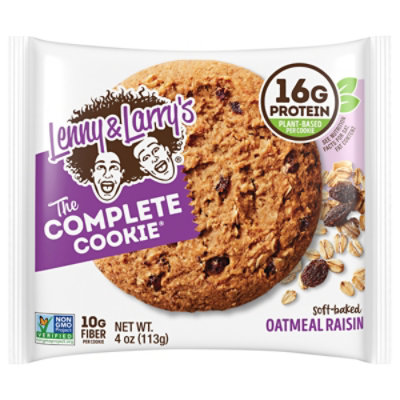 Lenny & L Cookie Complete Oatmeal Raisin - 4 OZ - Image 3