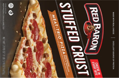 Red Baron Stuffed Crust Pizza 3 Meat - 21.9 OZ - Image 6