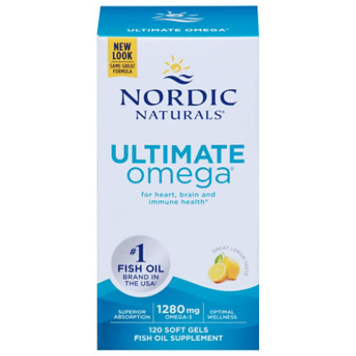 Nordic Naturals Ultimate Omega Lemon - 120 CT - Image 3