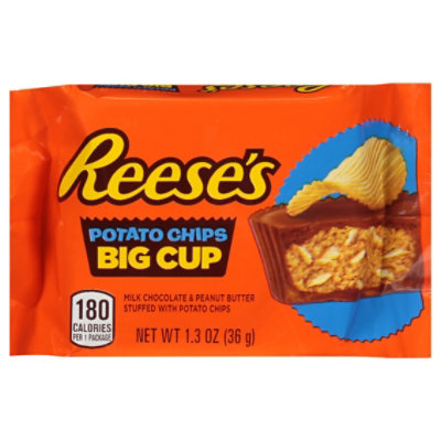 Reeses Milk Chocolate Peanut Butter Big Cup Stuffed With Potato Chips Stand - EA - Image 3