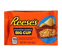 Reeses Milk Chocolate Peanut Butter Big Cup Stuffed With Potato Chips Stand - EA
