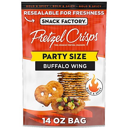 Snack Factory Pretzel Crisps Buffalo - 14 OZ - Image 2