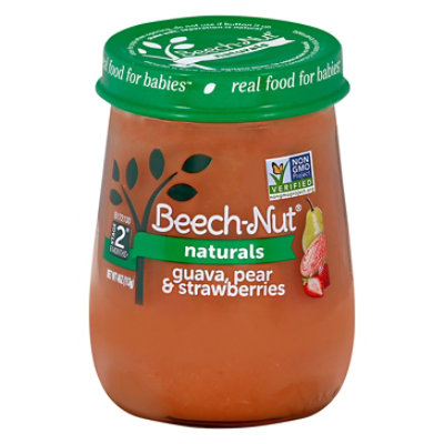 Beech-Nut Naturals Stage 2 Guava Pear & Strawberries Baby Food - 4 Oz - Image 2