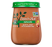 Beech-Nut Naturals Baby Food Stage 2 Guava Pear & Strawberries - 4 Oz