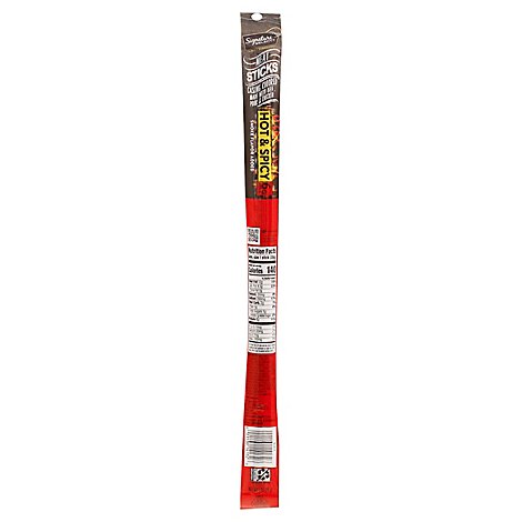 Signature Select Meat Stick Hot & Spicy - 1 OZ