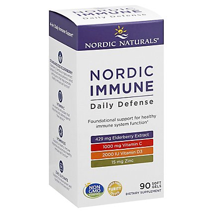 Nordic Naturals Immune Daily Defense - 90 CT - Image 1