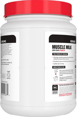 Muscle Milk Strawberries N Creme Protein Powder - 1.93 LB - Image 6