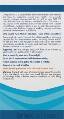 Nordic Naturals Omega Focus - 60 CT - Image 5