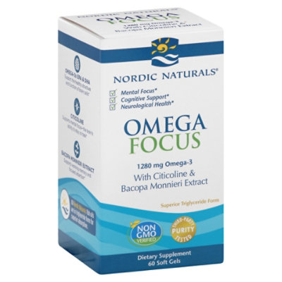 Nordic Naturals Omega Focus - 60 CT - Image 1