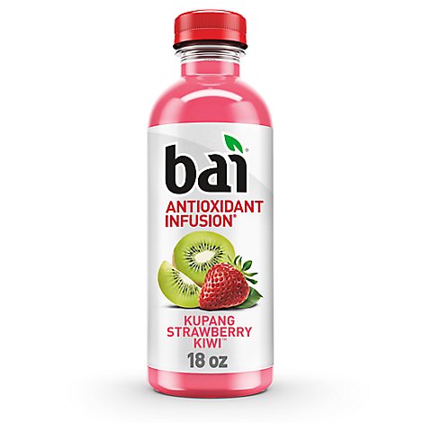 bai Beverage Antioxidant Infused Kupang Strawberry Kiwi - 18 Fl. Oz.
