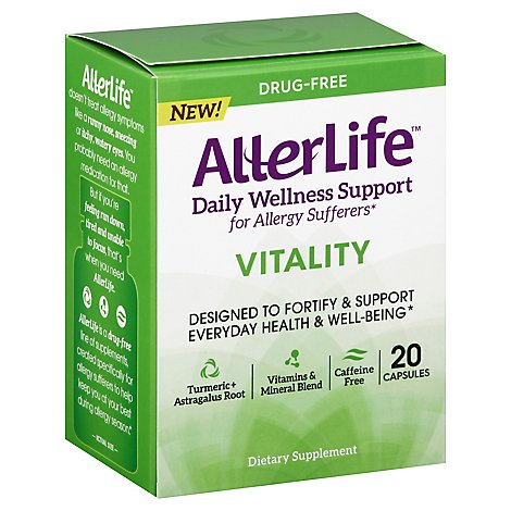 Allerlife Vitality Support Capsule - 20 CT