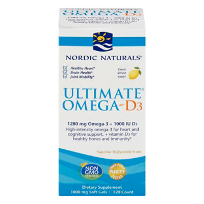 Nordic Naturals Ultimate Omega D3 - 120 CT - Image 3