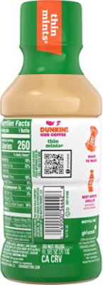 Dunkin Thin Mint Iced Coffee Bottle - 13.7 FZ - Image 6