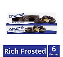 Entenmann's Rich Frosted Chocolate Donuts - 12.4 OZ