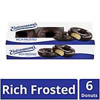 Entenmann’s Rich Frosted Chocolate Donuts - 12.4 Oz - Image 1