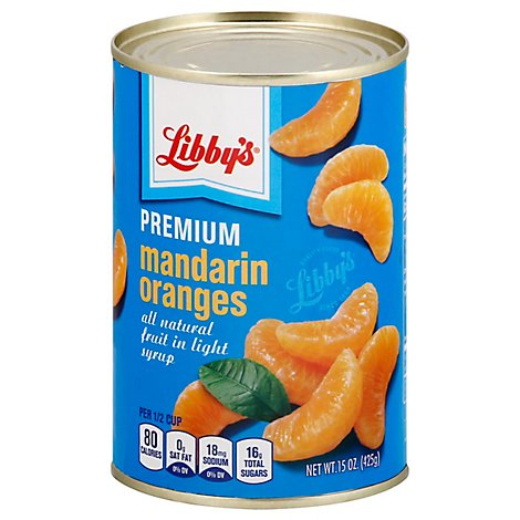 Libbys Mandarin Oranges In Light Syrup - 15 OZ