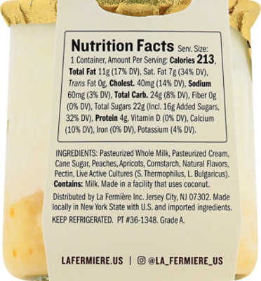 La Fermiere French Yogurt Peach Apricot - 5.6 OZ - Image 6