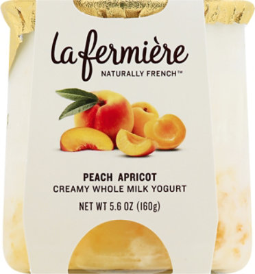 La Fermiere French Yogurt Peach Apricot - 5.6 OZ - Image 2