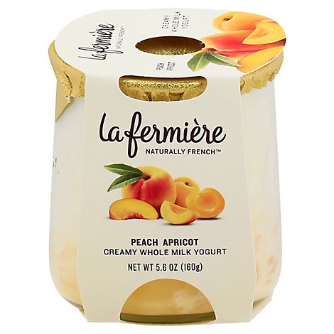 La Fermiere French Yogurt Peach Apricot - 5.6 OZ