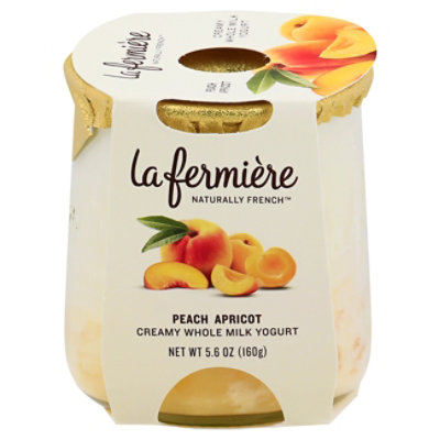La Fermiere French Yogurt Peach Apricot - 5.6 OZ
