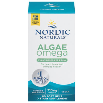 Nordic Naturals Algae Omega Unflavored - 60 CT - Image 3