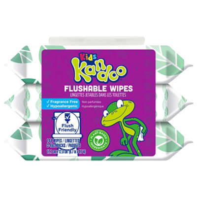 Kandoo Pampers 42-Count Sensitive Skin Flushable Wipes