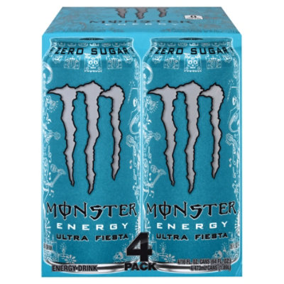 Monster Energy Ultra Fiesta Sugar Free Energy Drink - 4-16 Fl. Oz. - Image 3