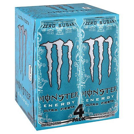 Monster Energy Ultra Fiesta Sugar Free Energy Drink - 4-16 Fl. Oz.