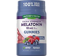 Nature's Truth Extra Strength Melatonin 10 mg Gummies - 70 Count