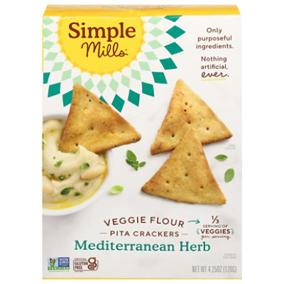 Simple Mills Pita Cracker Medtrn Herb - 4.25 OZ - Image 3