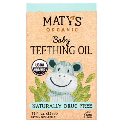 Maty's Organic Baby Teething Oil - .75 OZ - Image 3